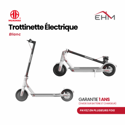 Trottinette Électrique HUAIHAI 85A11 - Blanc