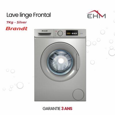 Lave Linge Frontal BRANDT BLF742S 7 kg - Silver