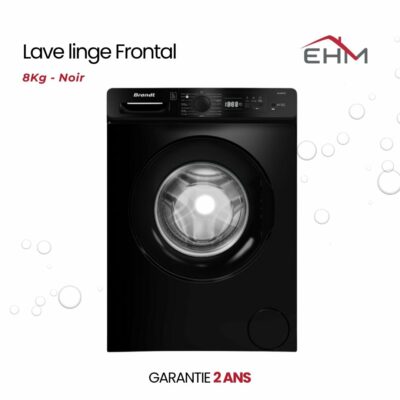 Lave Linge Frontal BRANDT BLF842B 8kg - Noir